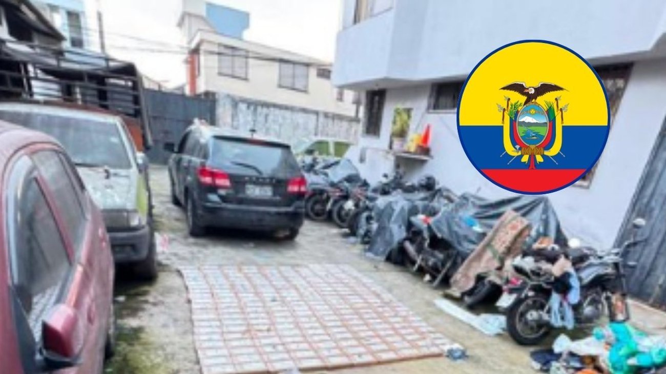 Encuentran 280 kilos de cocaína escondidos en auto en Ecuador