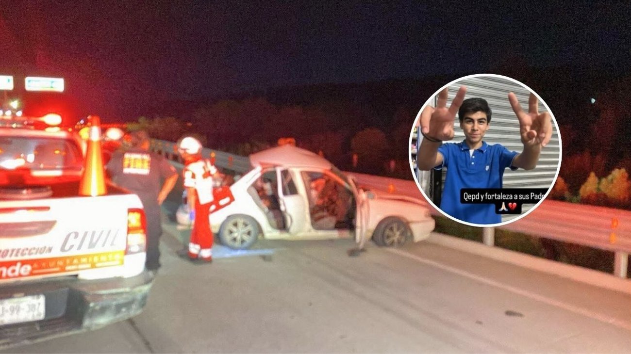 Consterna muerte de estudiante en accidente vial en Allende