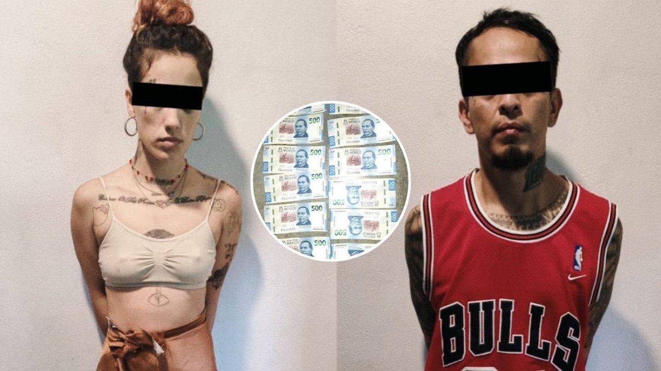 Cae pareja en Guadalupe con billetes falsos y droga