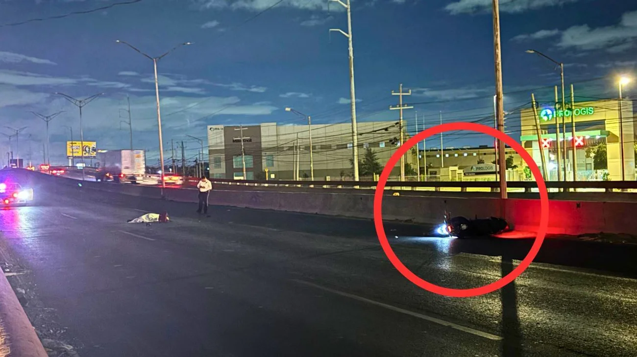 Motociclista muere tras chocar contra muro en Av. Miguel Alemán