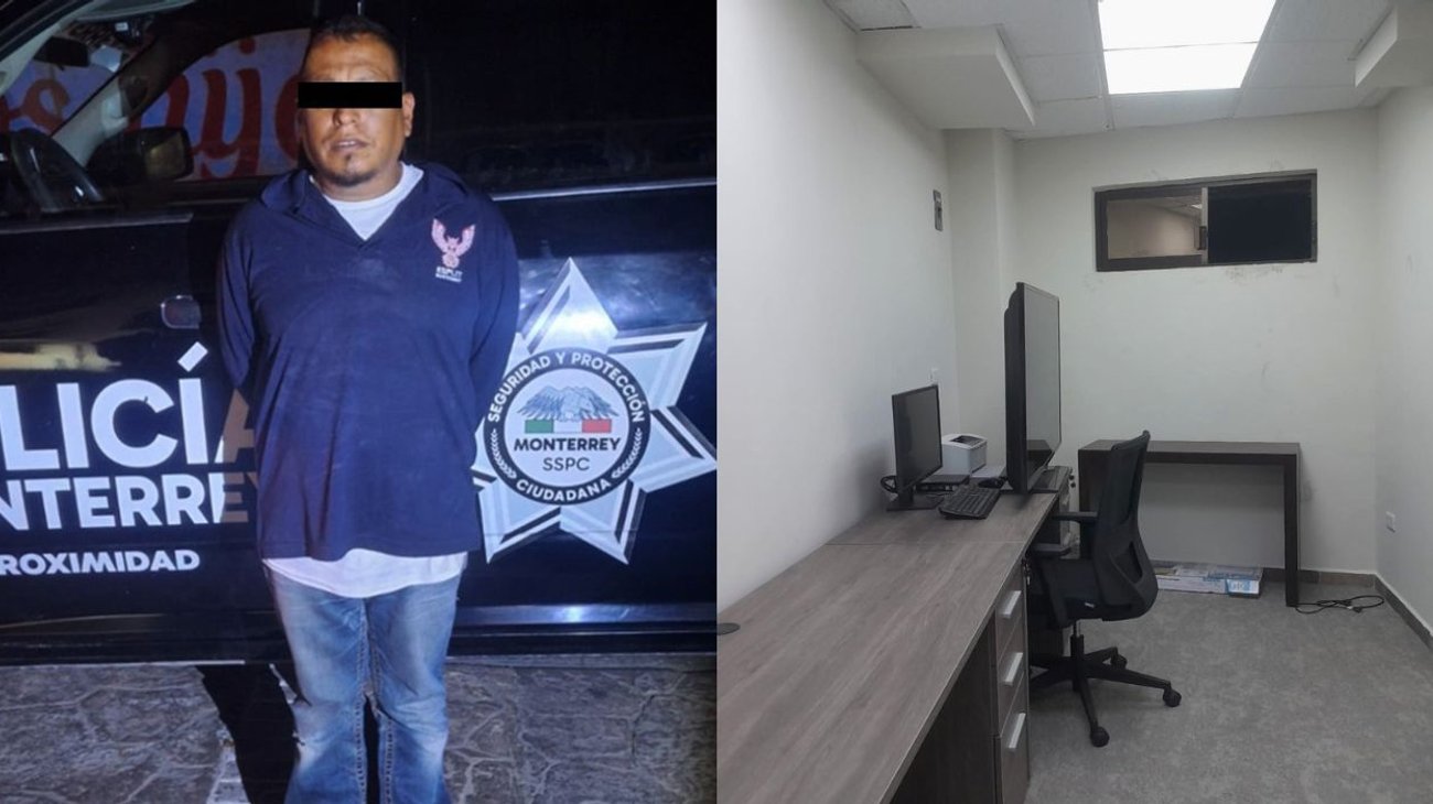 Cae presunto ladrón dentro de notaría en San Jerónimo