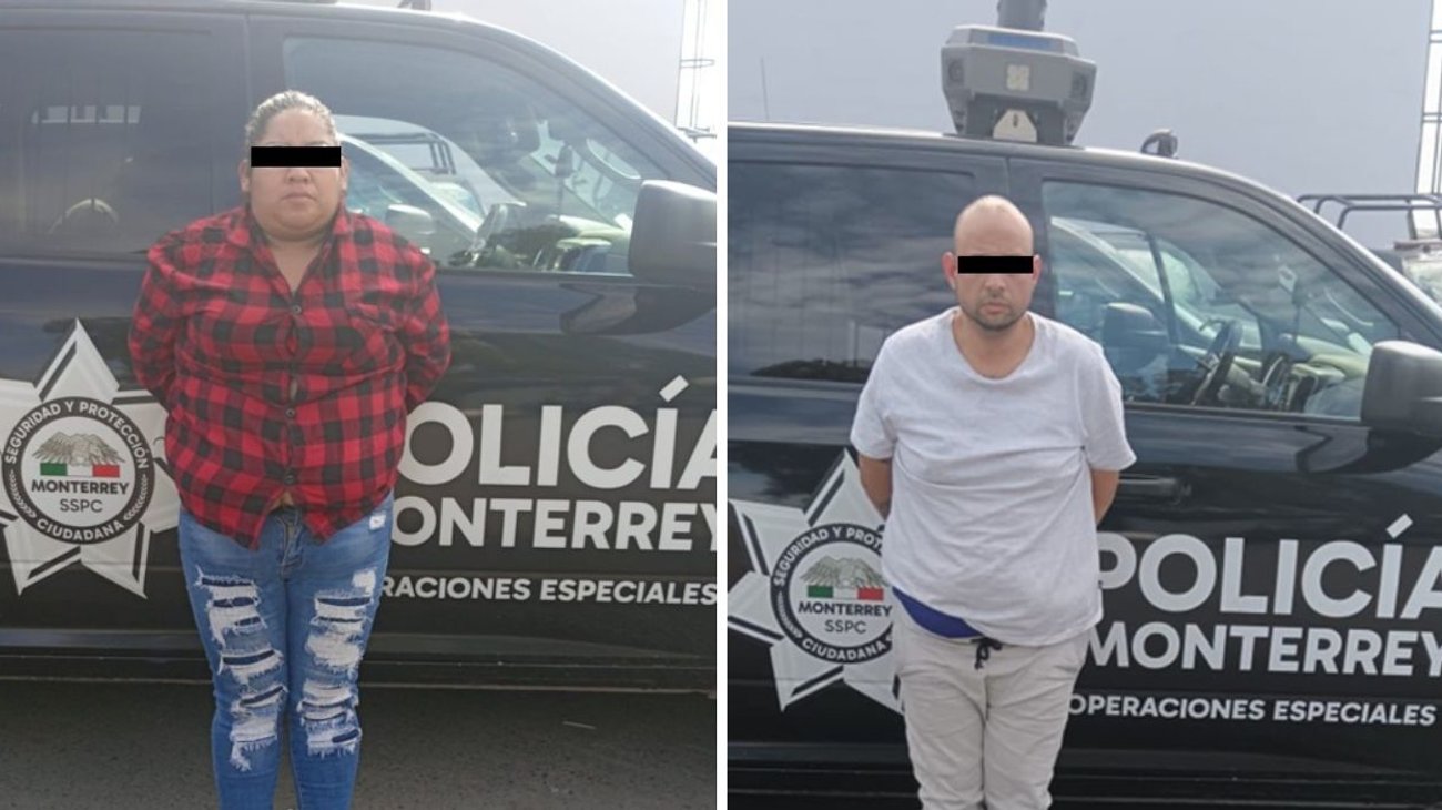 Detienen a tres con 49 dosis de droga en Monterrey
