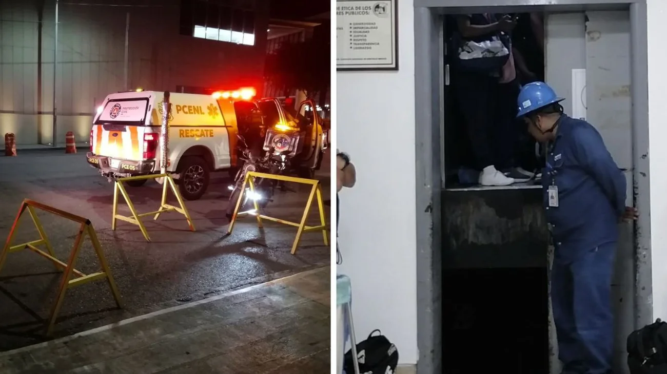 Quedan atrapadas 11 personas en elevador del Hospital No. 21