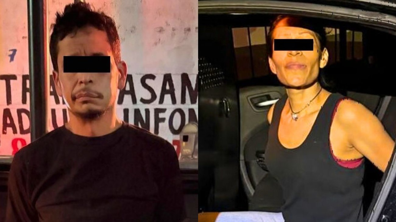 Detienen a pareja por robo de herramienta de obra de construcción