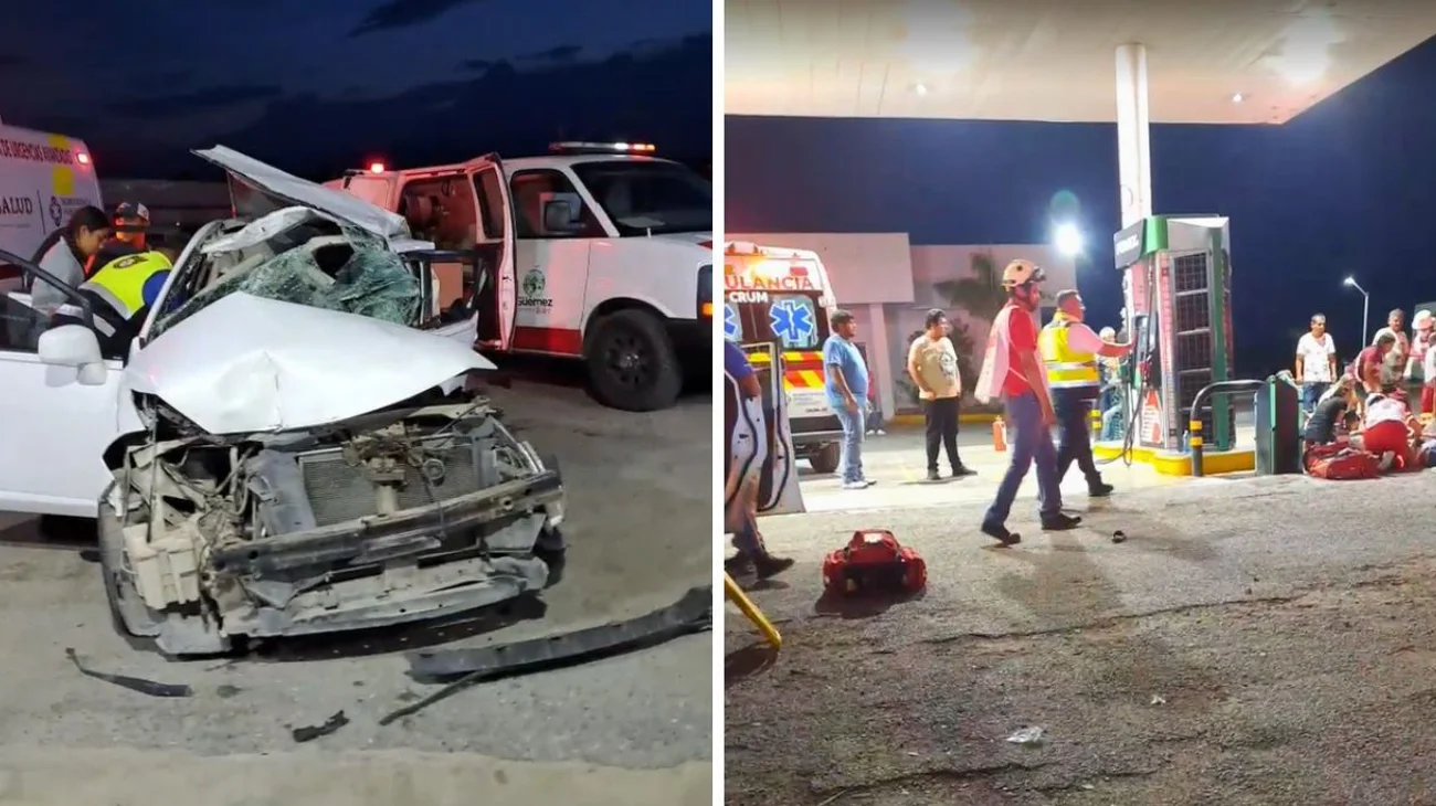 Tráiler impacta vehículo en Tamaulipas; mueren bebé y un adulto