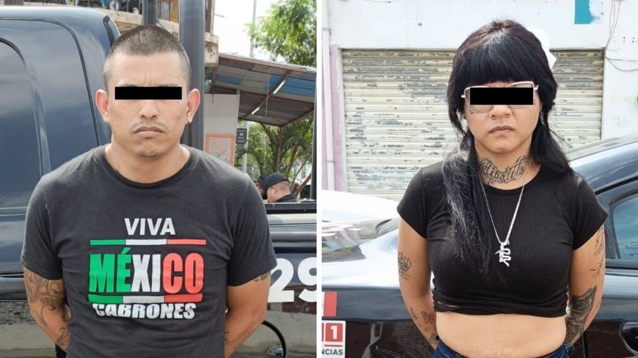 Detienen a pareja con 40 dosis de cocaína en Monterrey