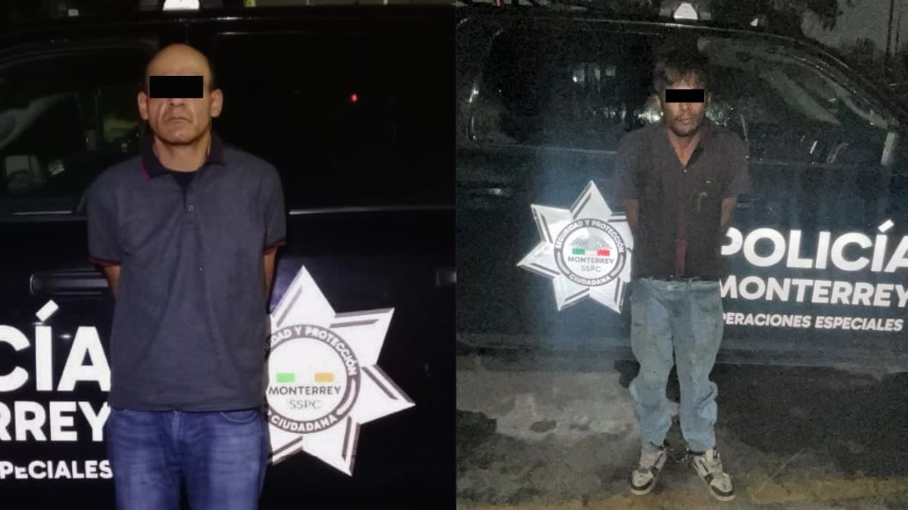 Detienen a dos hombres con 35 dosis de cristal en Monterrey