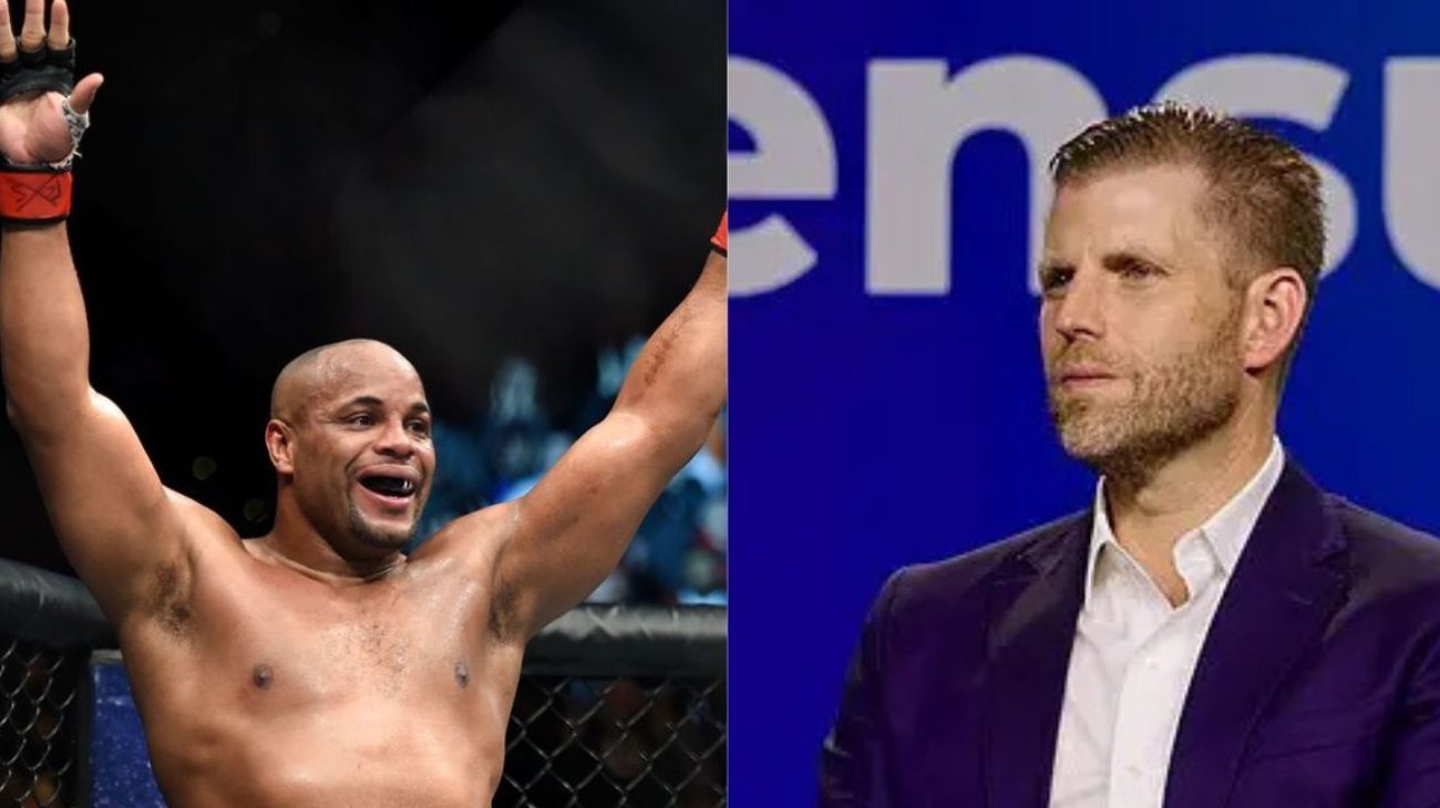 Daniel Cormier exhibe mensajes sobre apuestas de Eric Trump