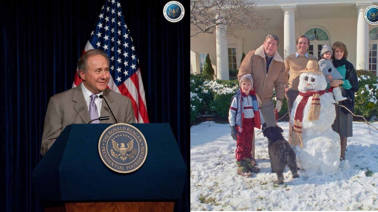 Muere Michael Reagan, hijo del expresidente de EUA Ronald Reagan