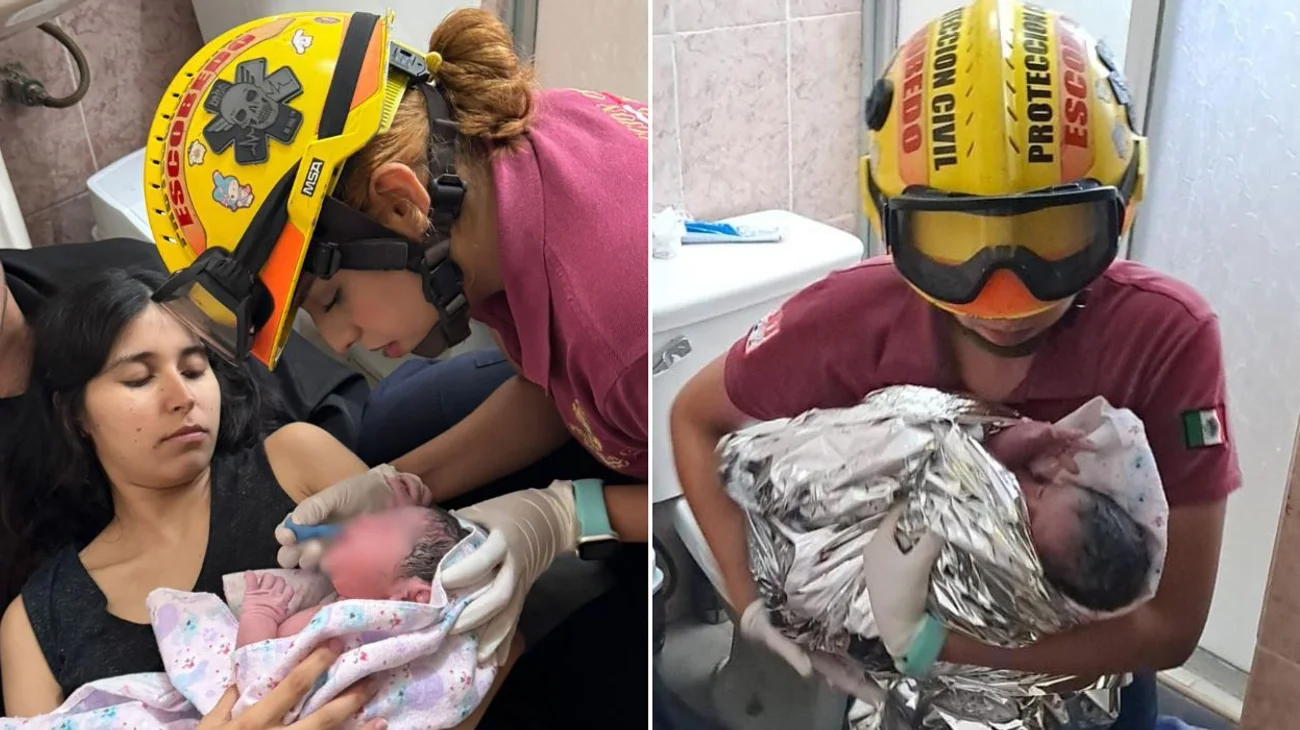 ¡'Ayudaron a la cigüeña'! PC de Escobedo ayuda en labor de parto