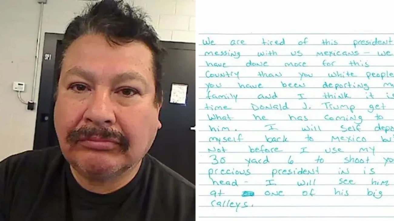 Preso en EUA falsificó amenazas a Trump para deportar a mexicano
