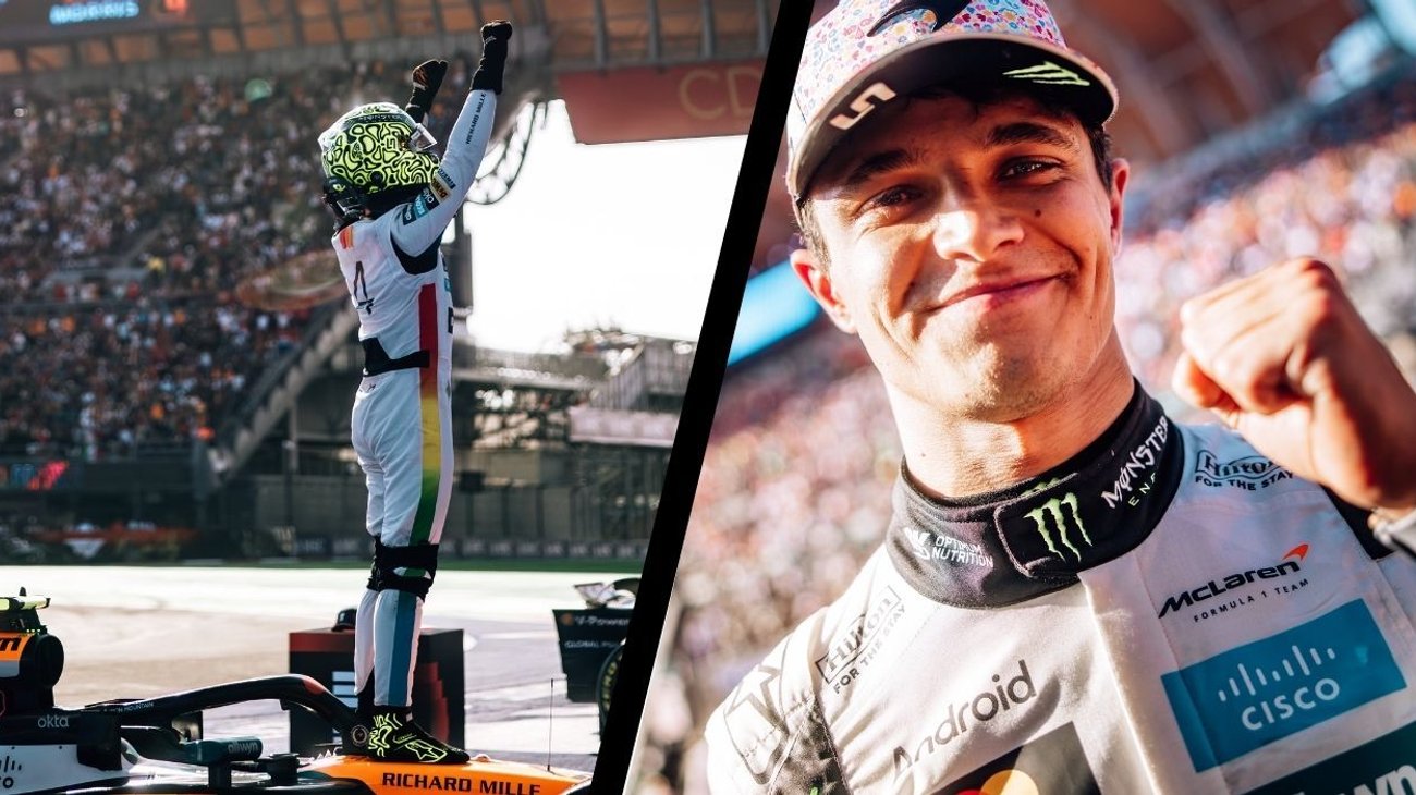 Lando Norris gana el GP de México y arrebata liderato a Piastri