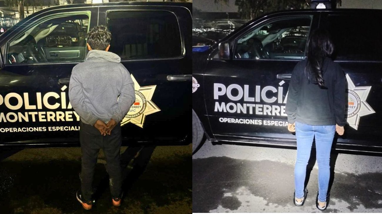 Detienen a dos menores con cristal en Monterrey