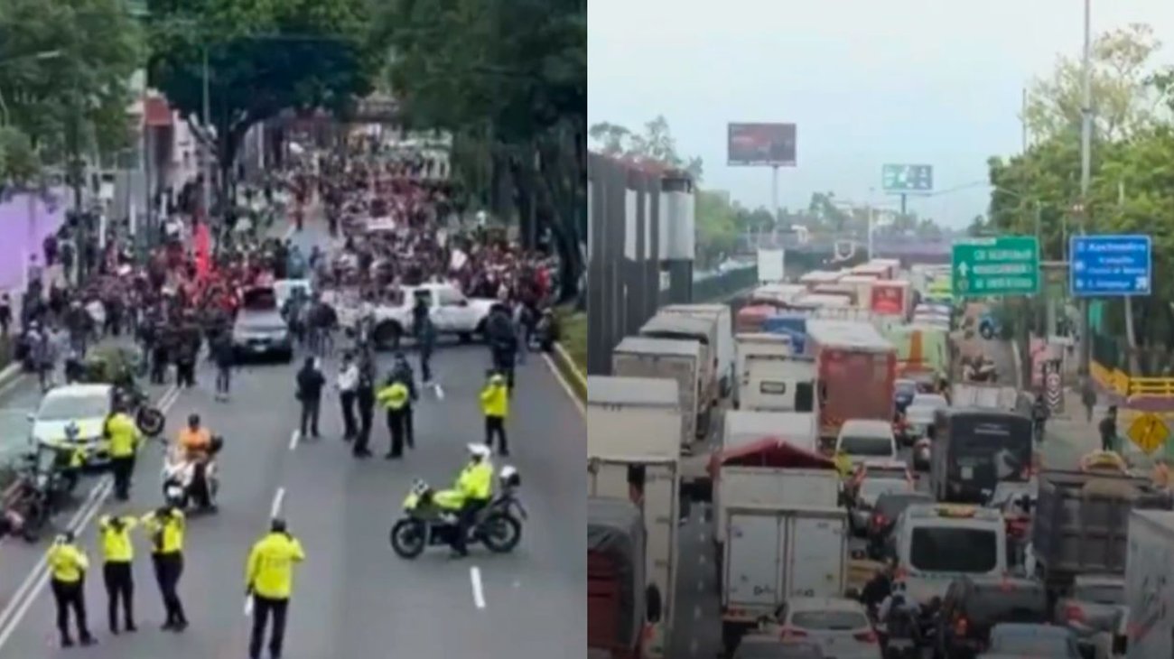 Maestros de la CNTE tratan de llevar su protesta al Estadio CDMX