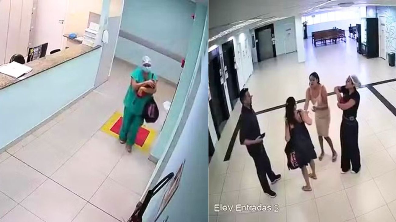 Video: Enfermera intenta sacar a recién nacida en una bolsa