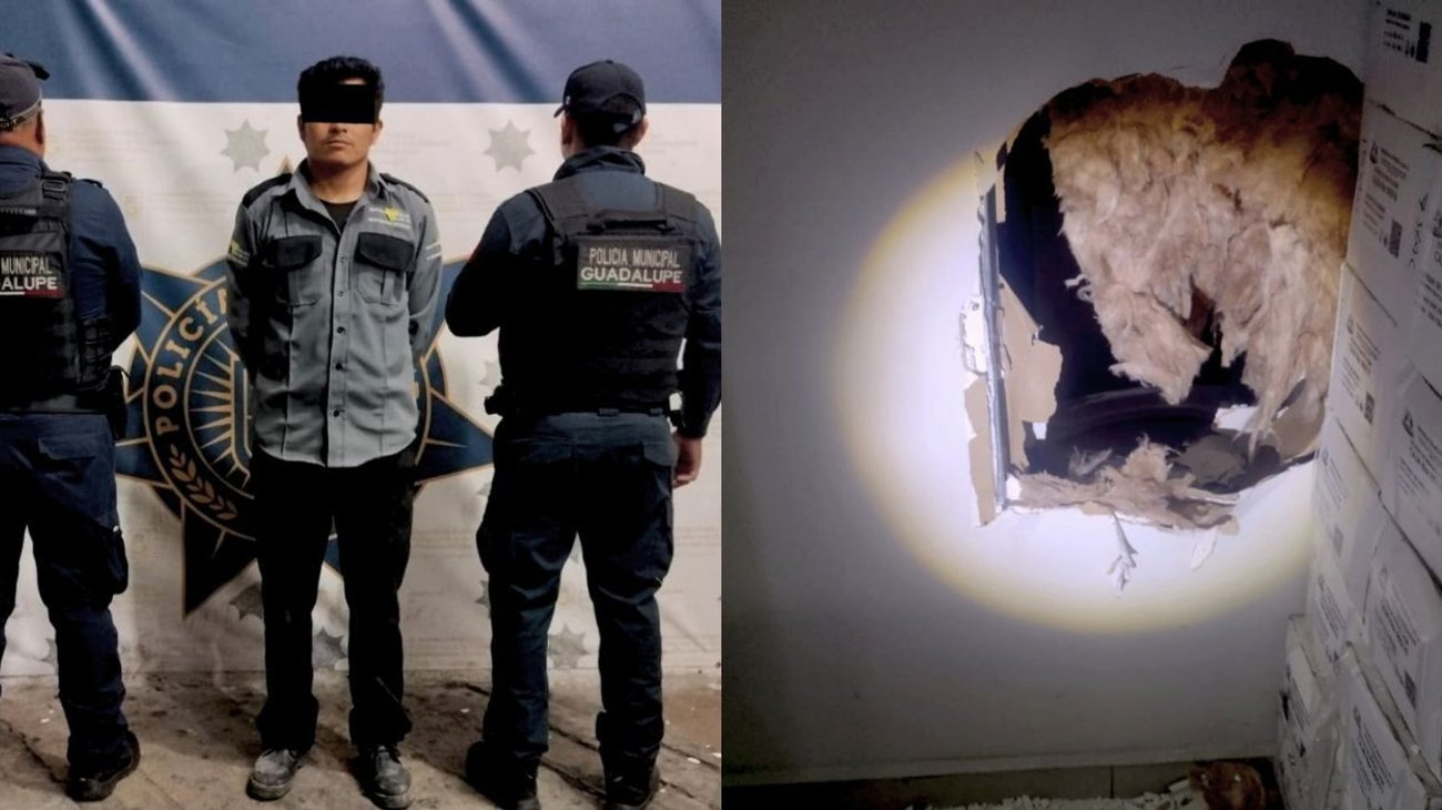 Detienen a guardia por daños en oficina de Control Vehicular