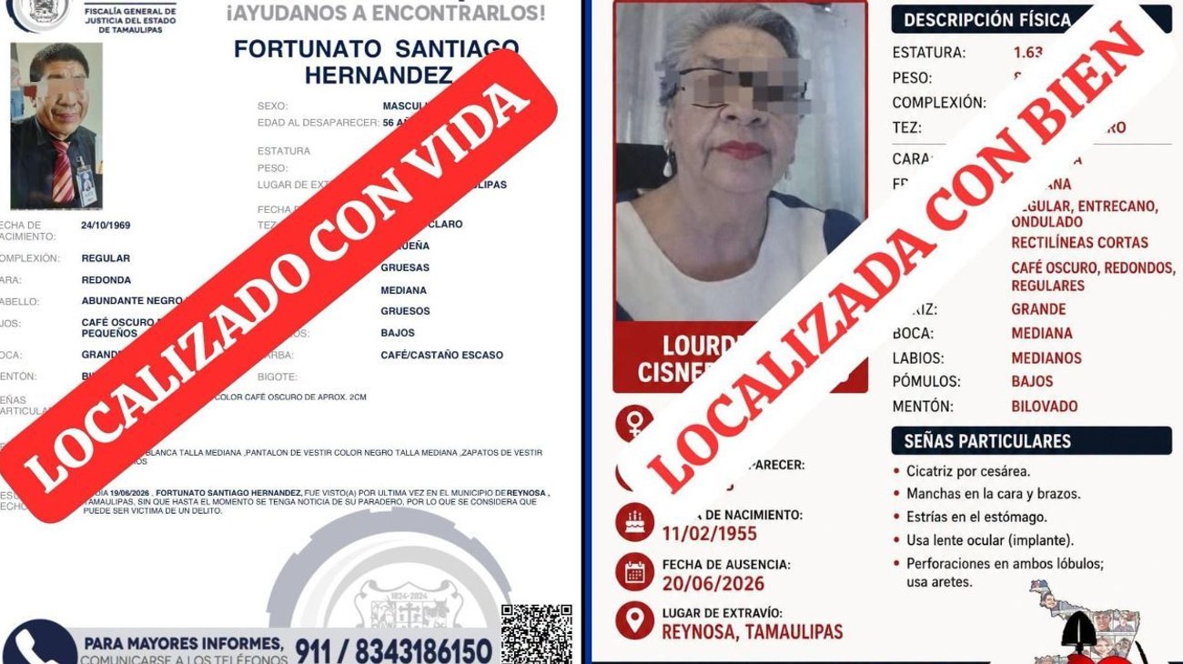 Localizan a desaparecidos, pero persisten dudas en Reynosa