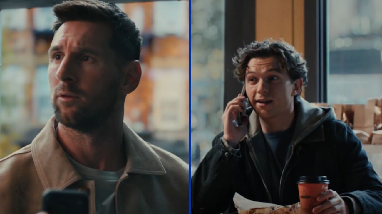 Messi protagoniza comica promo de Spider-Man junto a Tom Holland