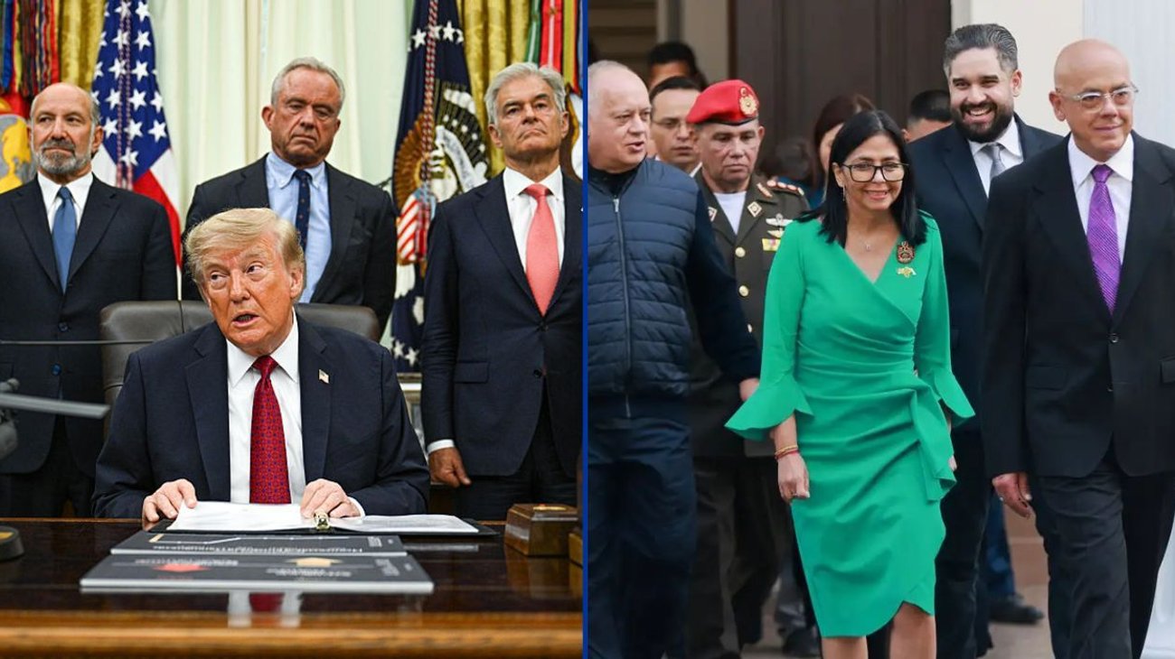 Trump afirma que Delcy Rodríguez quiere elecciones en Venezuela