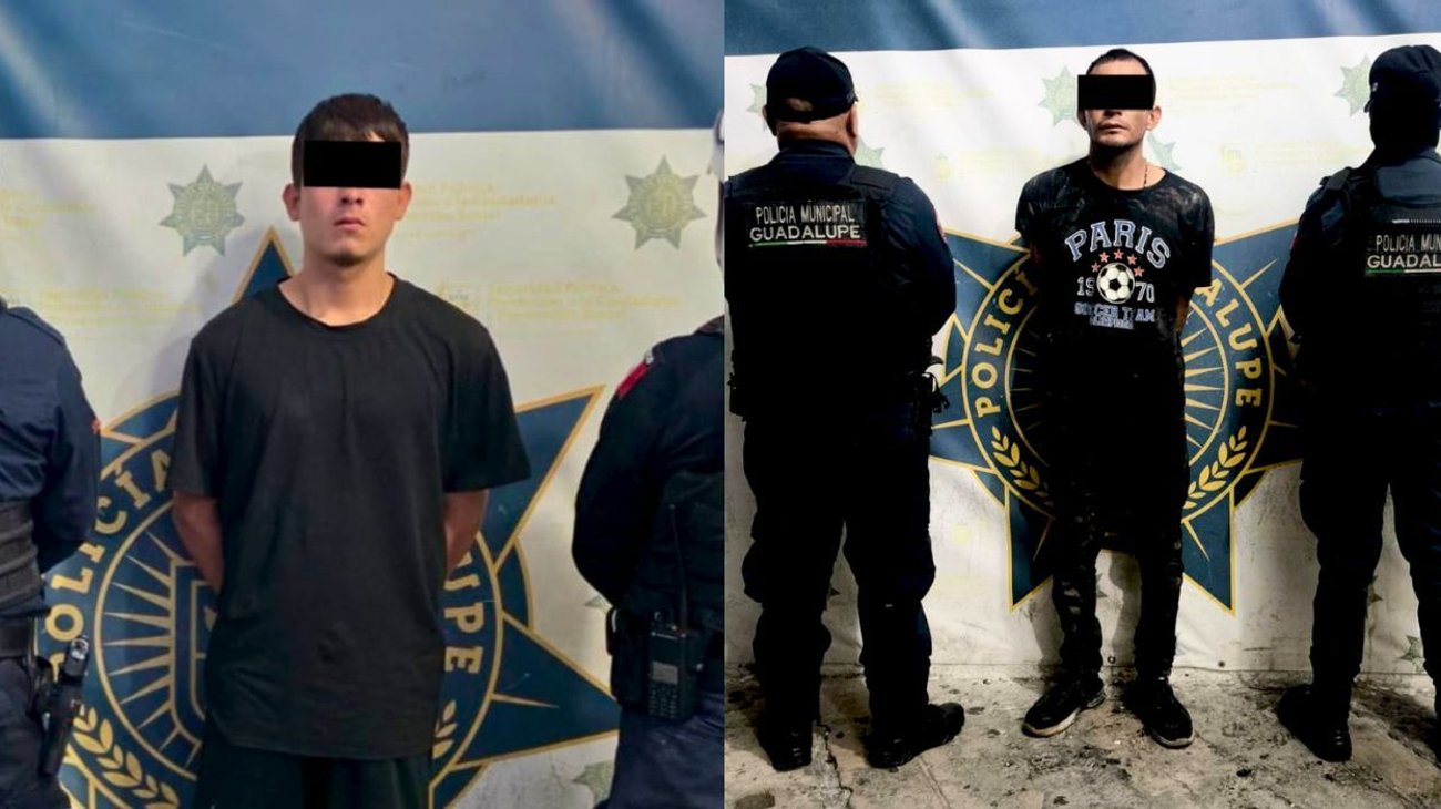 Detienen a dos al recuperar vehículos robados en Guadalupe