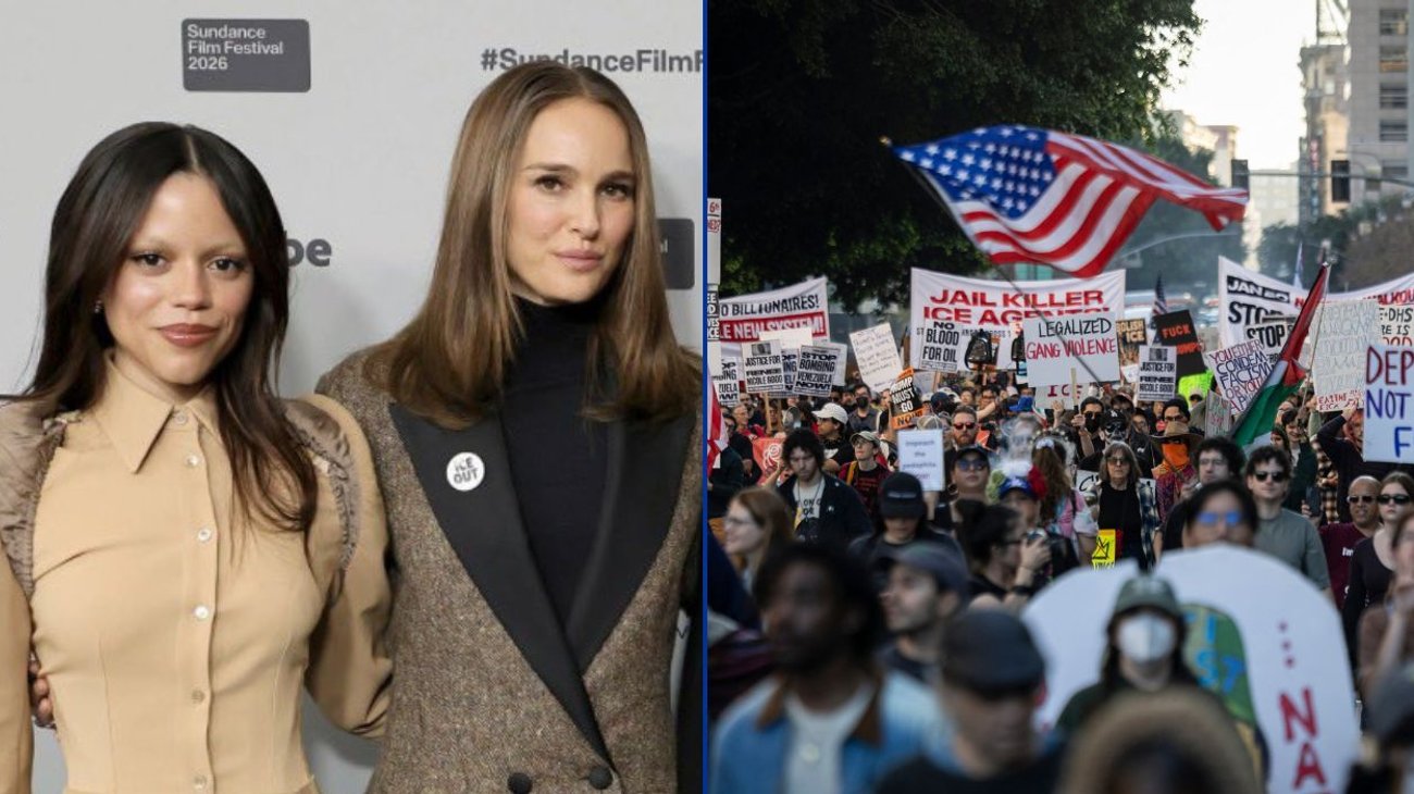 Natalie Portman y Jenna Ortega critican a ICE en Sundance