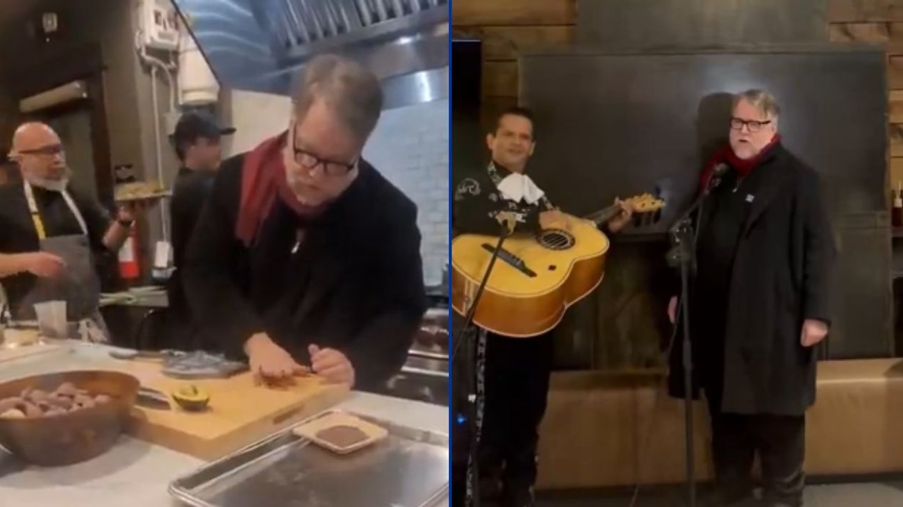 Guillermo del Toro sorprende al cantar con mariachi