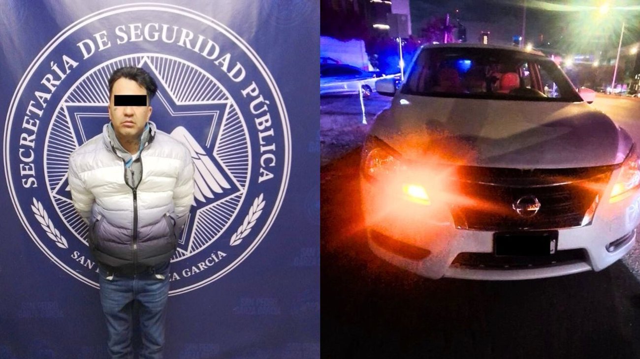 Cae conductor en vehículo con reporte de robo en San Pedro