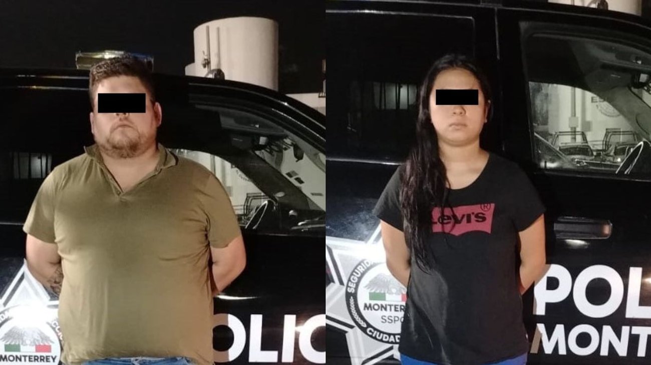 Detienen a pareja con droga; los investigan por robo de vehículo