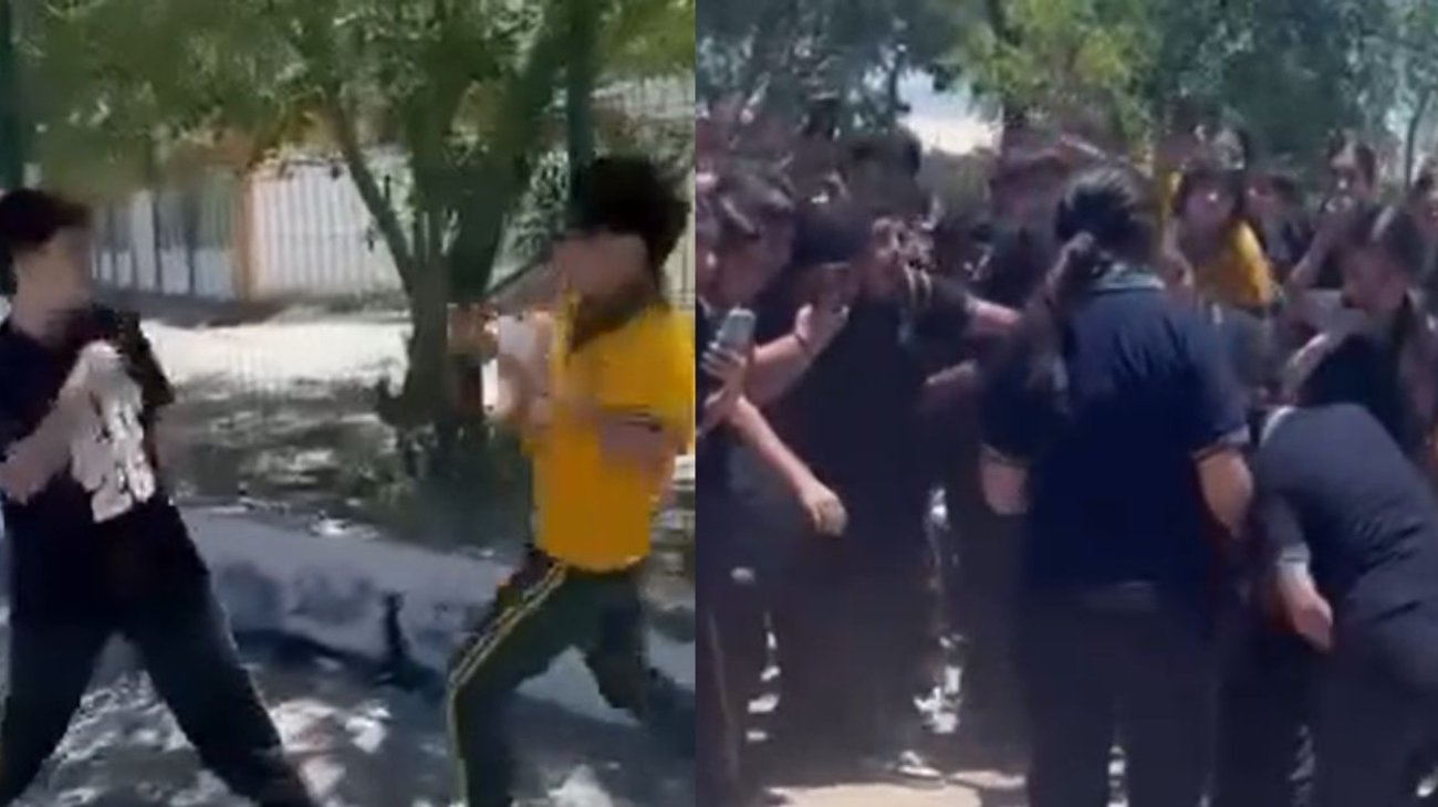 Captan dos peleas en secundaria de San Nicolás
