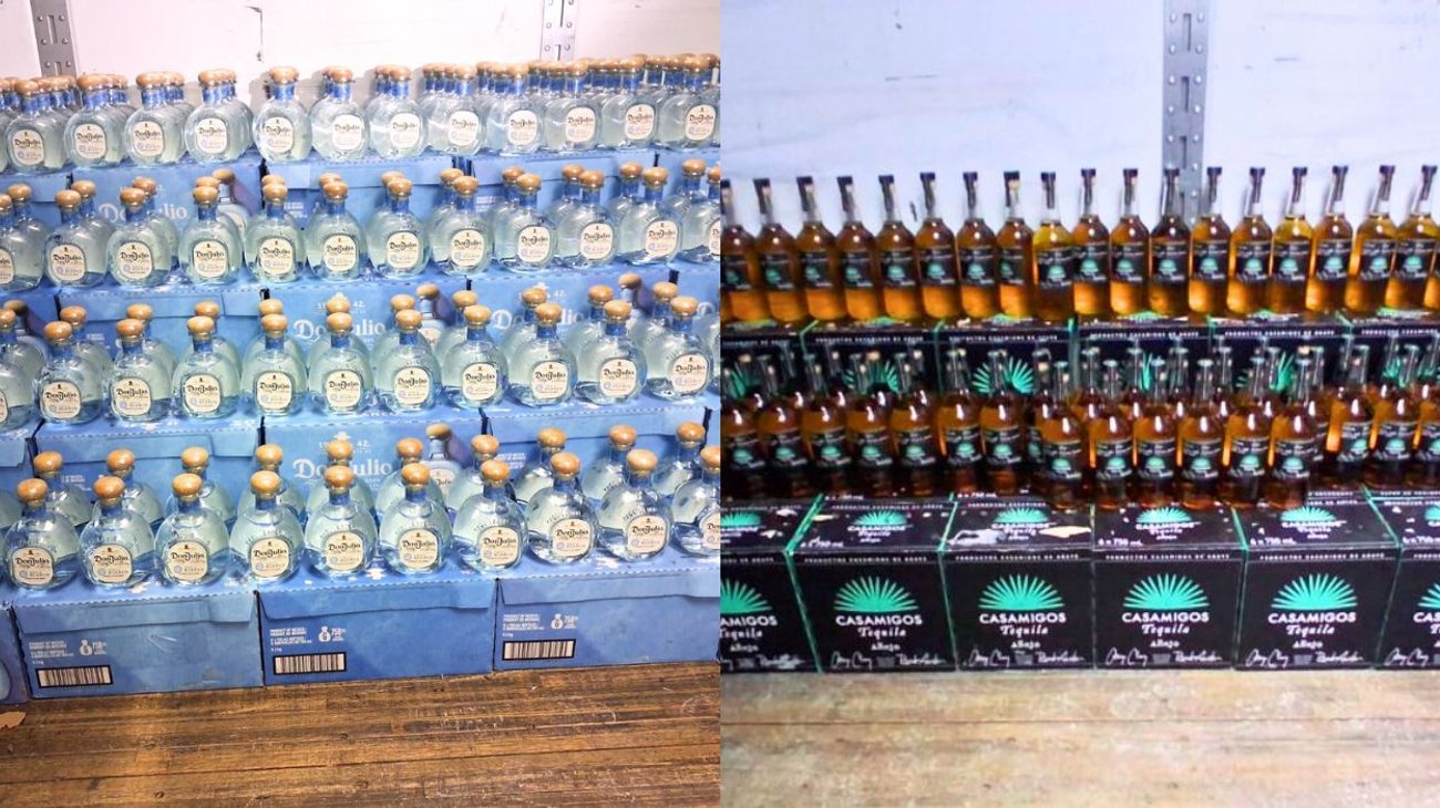 Decomisan botellas de bebidas alcohólicas en Carretera Nacional