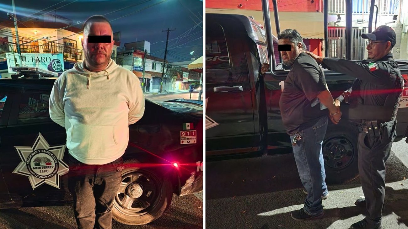 Detenidos con droga y portación de armas de fuego en Monterrey