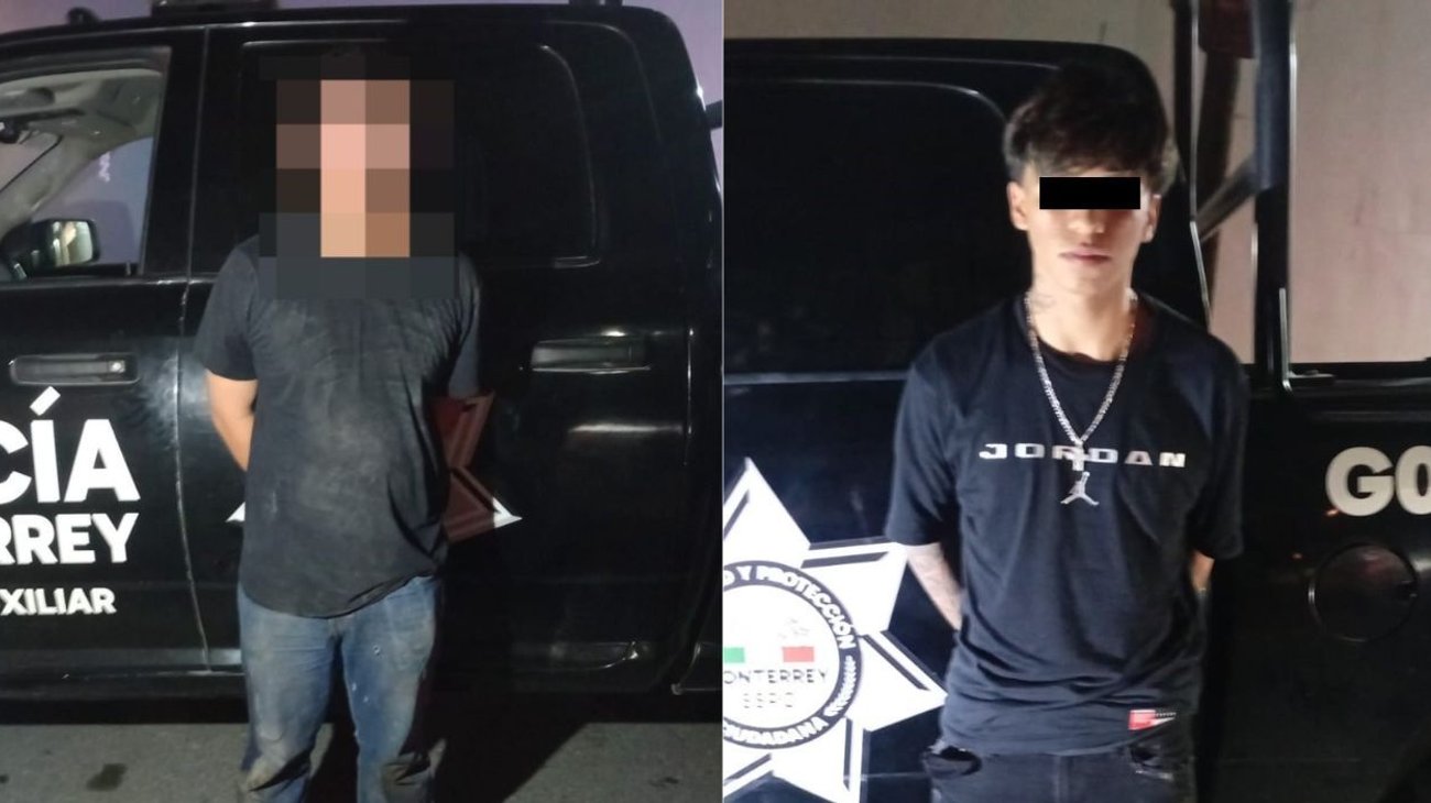 Detienen a jóvenes con droga y arma tipo escuadra