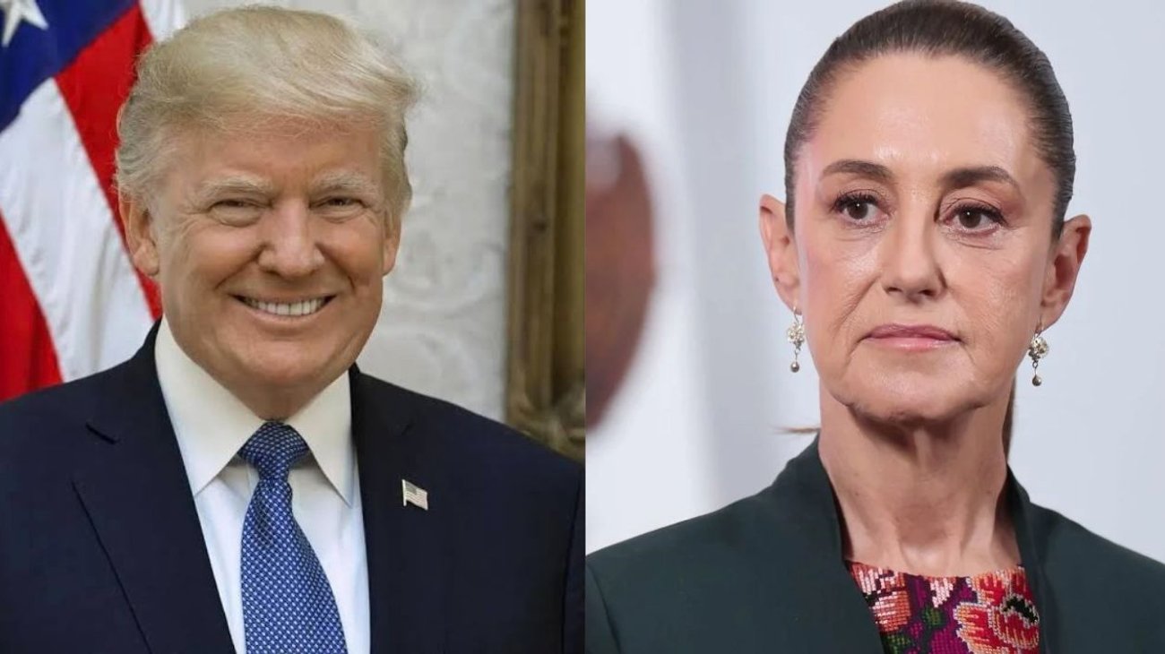 Trump se burla de Sheinbaum por cambiar nombre al golfo de México