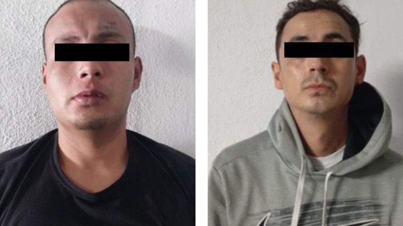 Detienen a dos hombres en Santa Catarina por robo y narcomenudeo