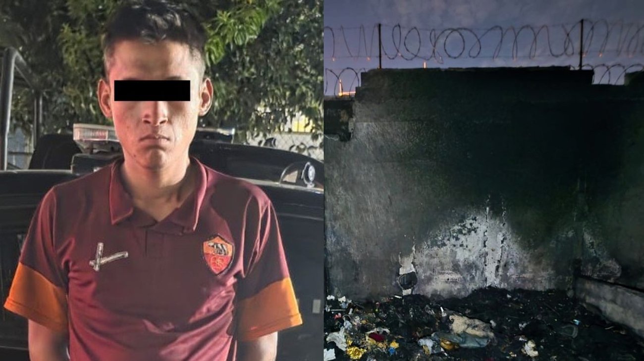 Detienen a joven por causar incendio; era buscado en Puebla