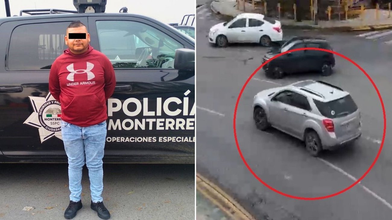 Detectan a hombre en camioneta con reporte de robo en Monterrey