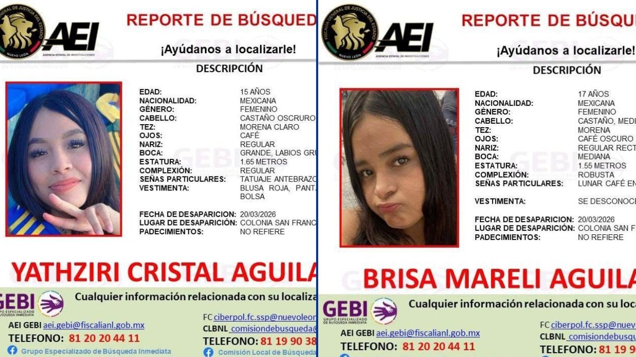 Desaparecen dos hermanas en Juárez tras subir a vehículo