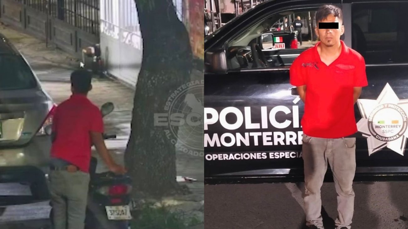 Detienen a hombre con motocicleta con reporte de robo