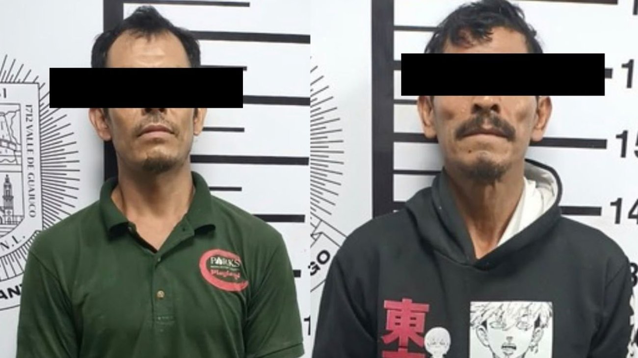 Detienen a dos hombres tras pelea callejera en Santiago