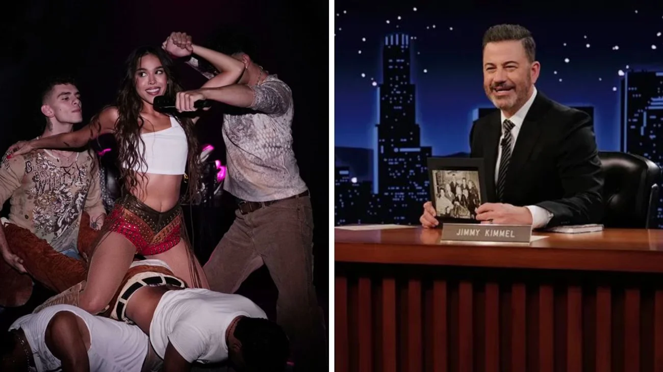 Danna Paola presentó 'KHE CALOR' en el show de Jimmy Kimmel