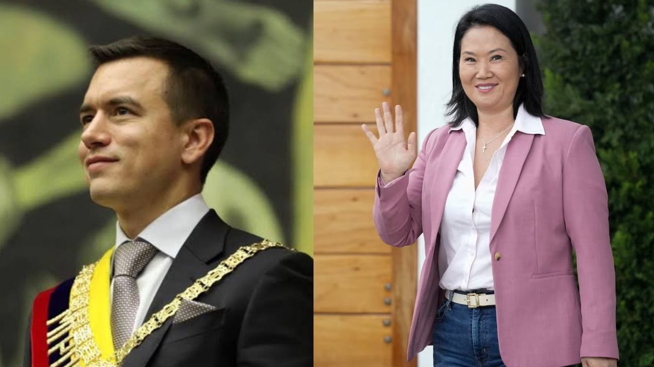 Daniel Noboa viaja a Perú para investidura de Fujimori