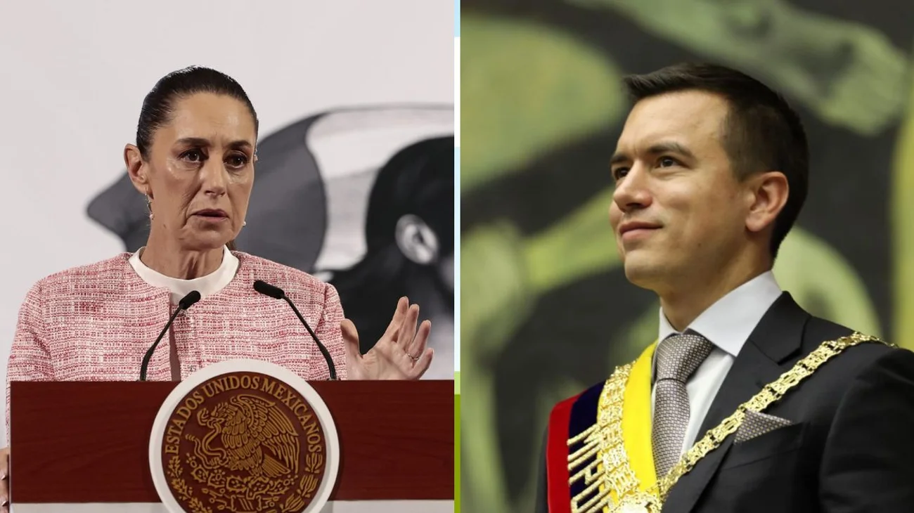 Claudia minimiza aranceles de Noboa porque solo importa el 0.4 %