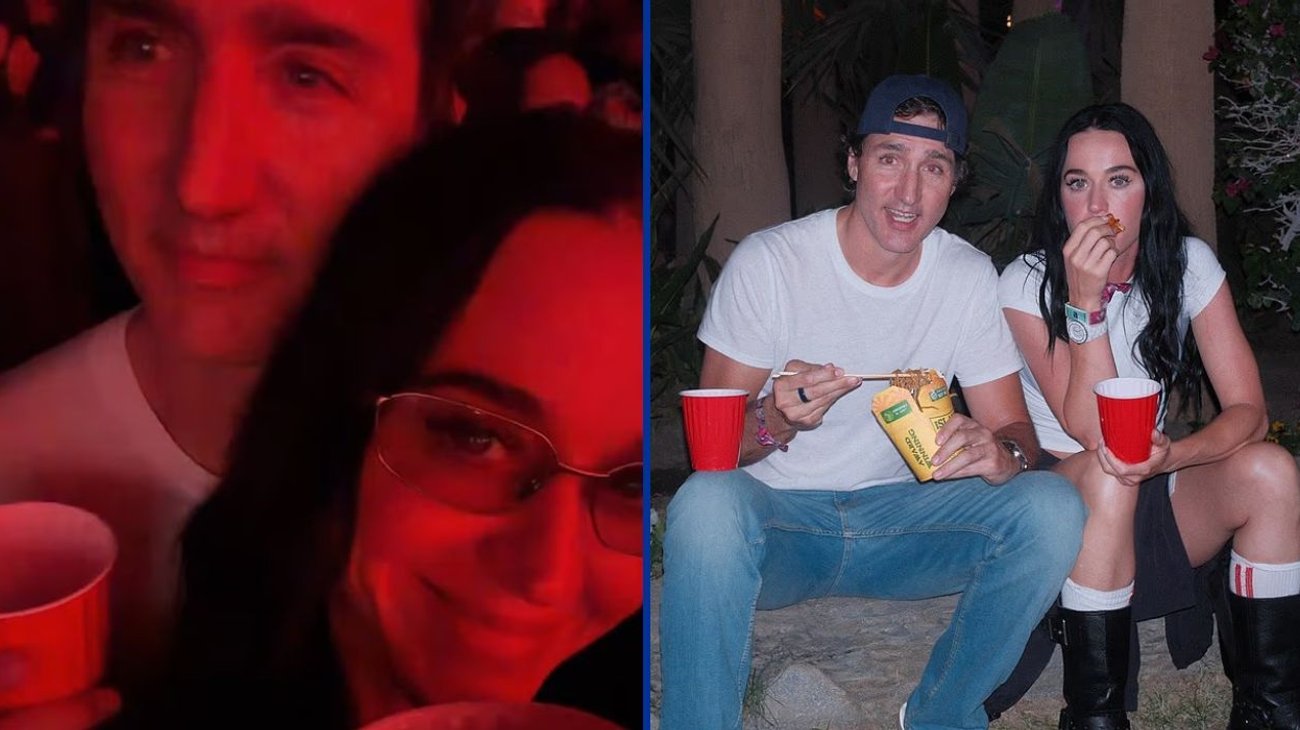 Katy Perry y Justin Trudeau derrochan cariño en festival