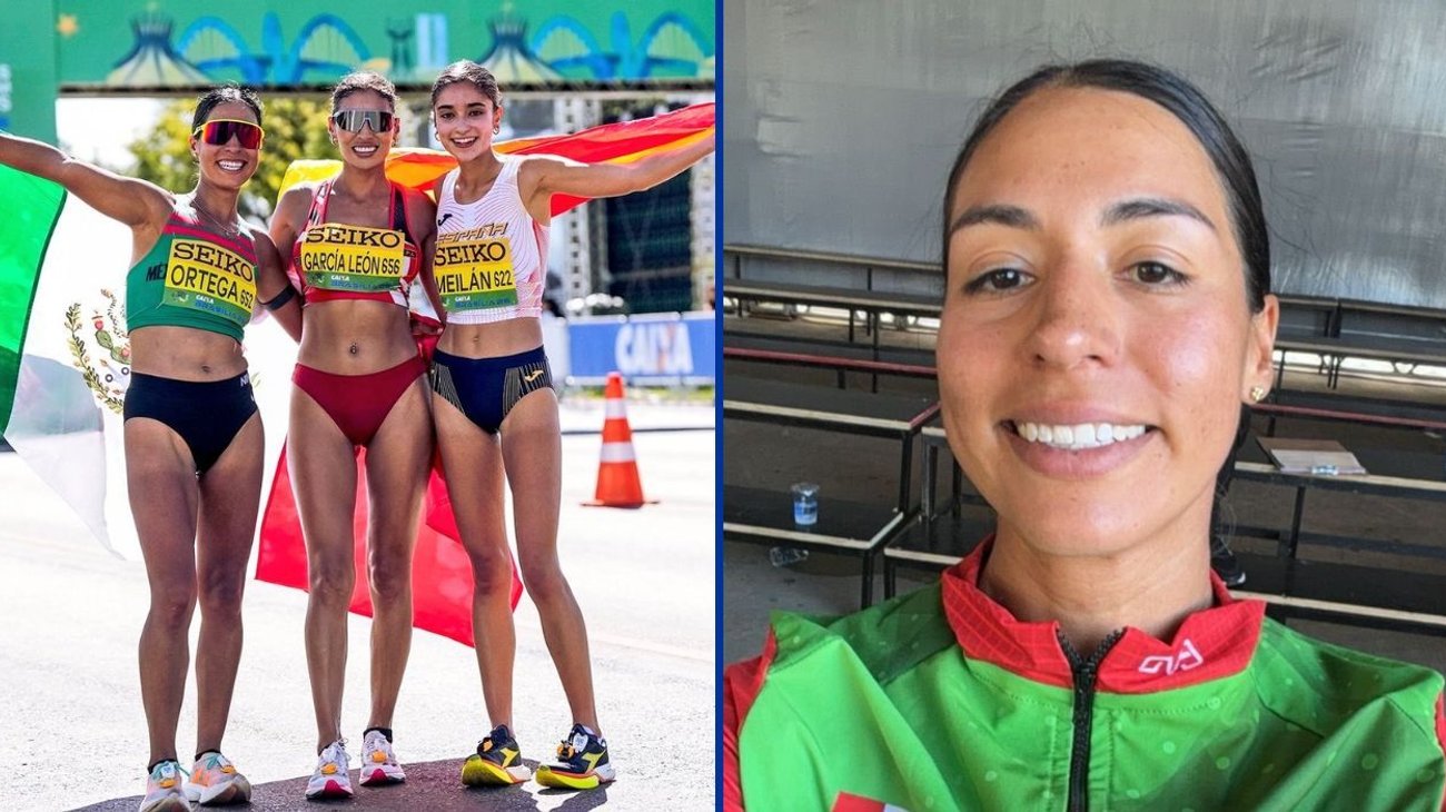 La mexicana Alejandra Ortega es subcampeona mundial en marcha
