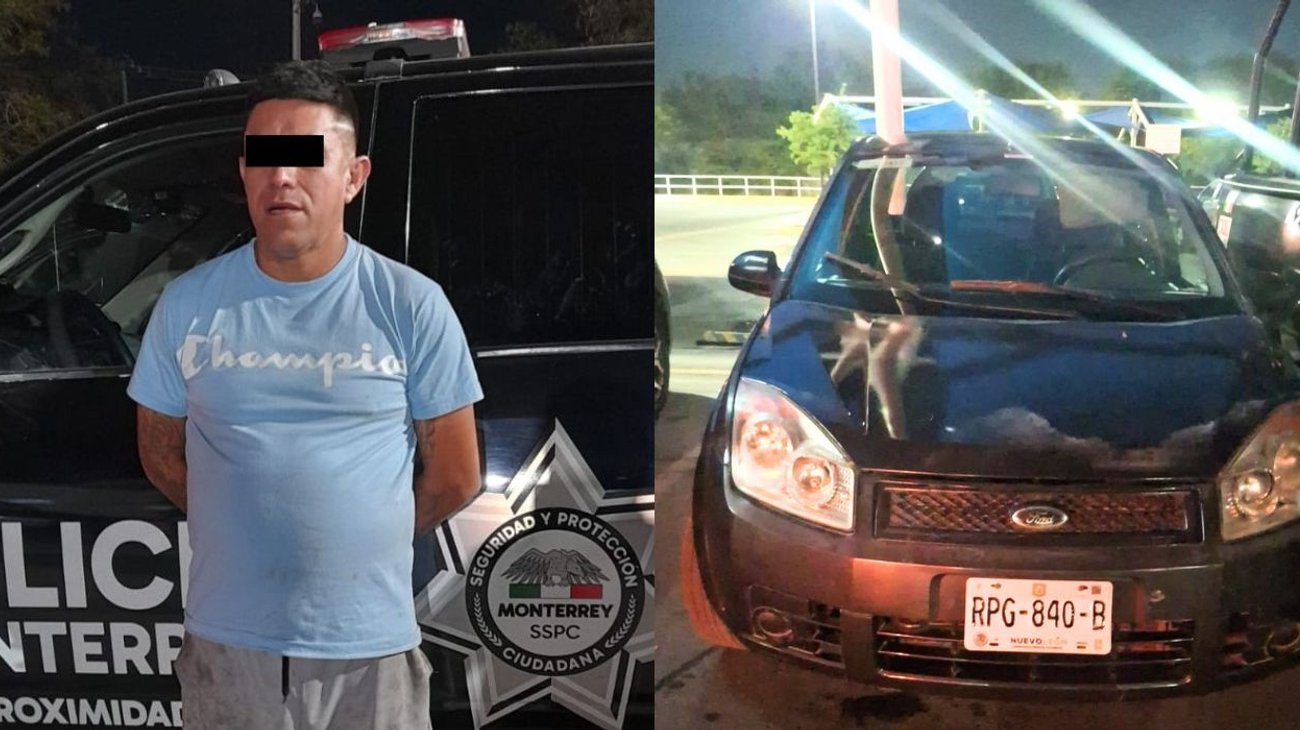 Investigan a hombre por robo de autopartes en Monterrey