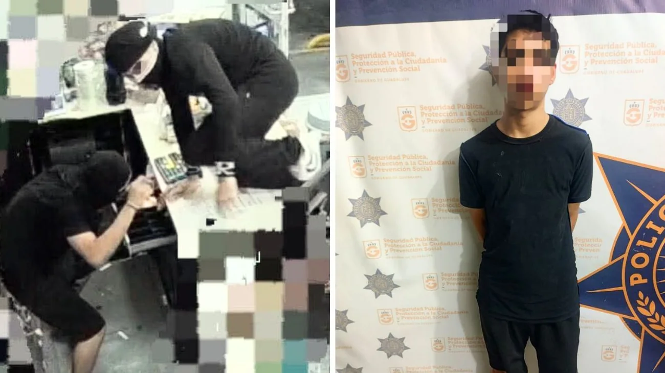 Policía de Guadalupe frustra asalto en tienda; detienen a tres