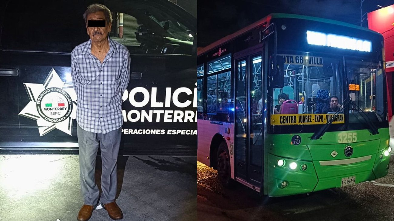 Lo detienen por hacer tocamientos a pasajera en Monterrey