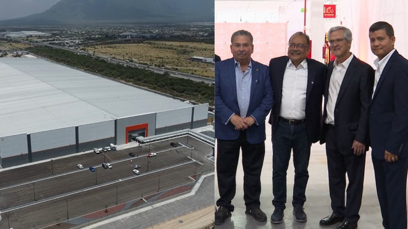 Entregan primera nave del parque industrial de Areya en Escobedo