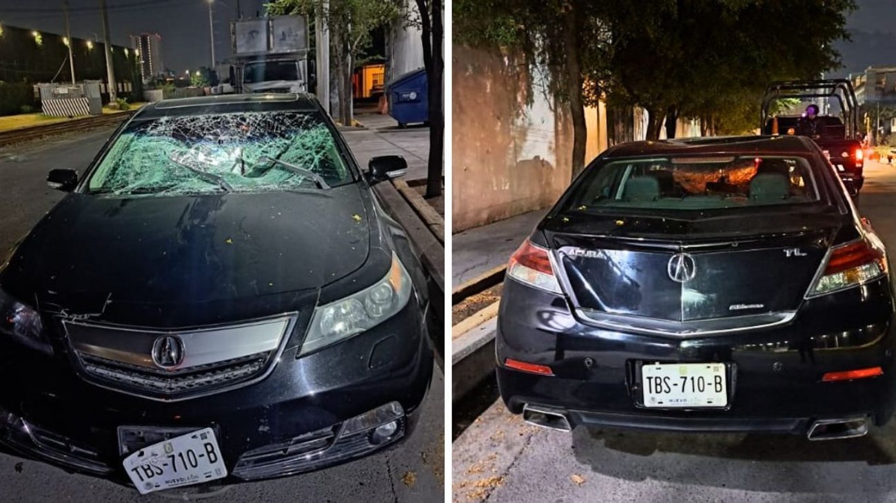 Localiza Policía de Monterrey vehículo que participó en atropello