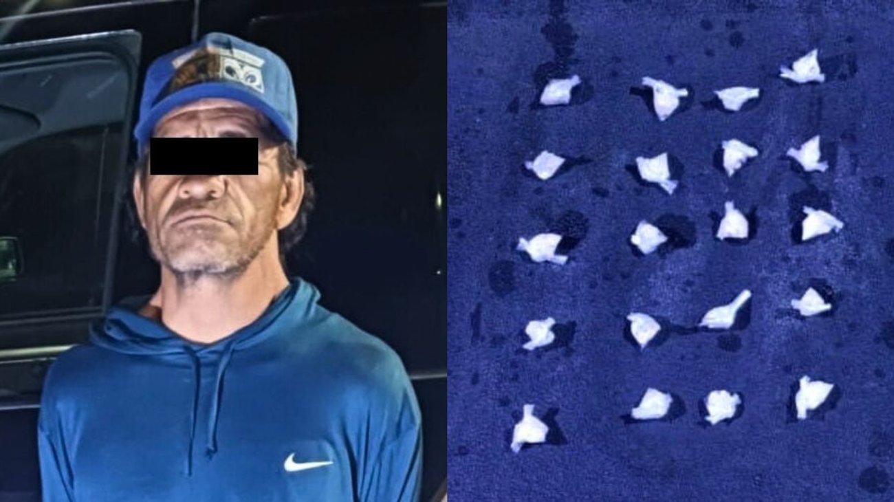 Detenido con droga y sospechoso de causar lesiones